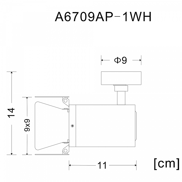 Светильник спот Arte Lamp A6709AP-1WH