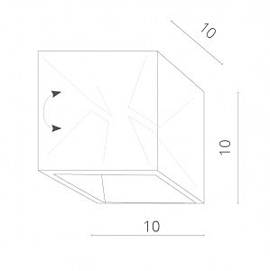 Уличный LED настенный светильник Arte Lamp Rullo A1414AL-1GY