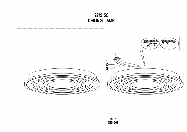 Потолочный LED светильник F-Promo Ledolution 2272-5C