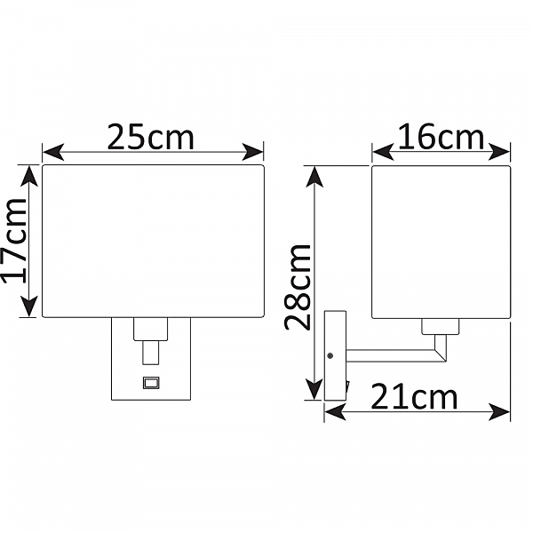 Настенное бра Arte Lamp HALL A9248AP-1AB