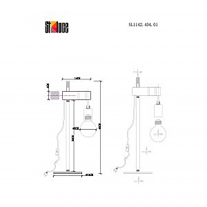 Настольная лампа Evoluce Bagetti SL1142.404.01