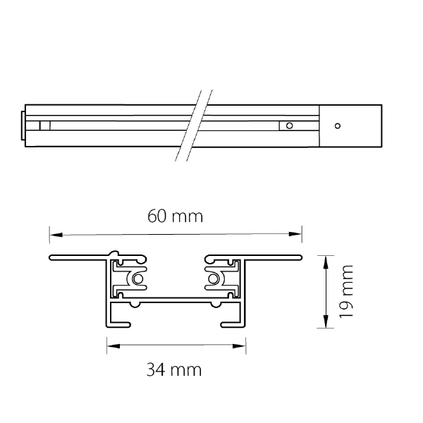 Шинопровод Lightstar Barra 501025