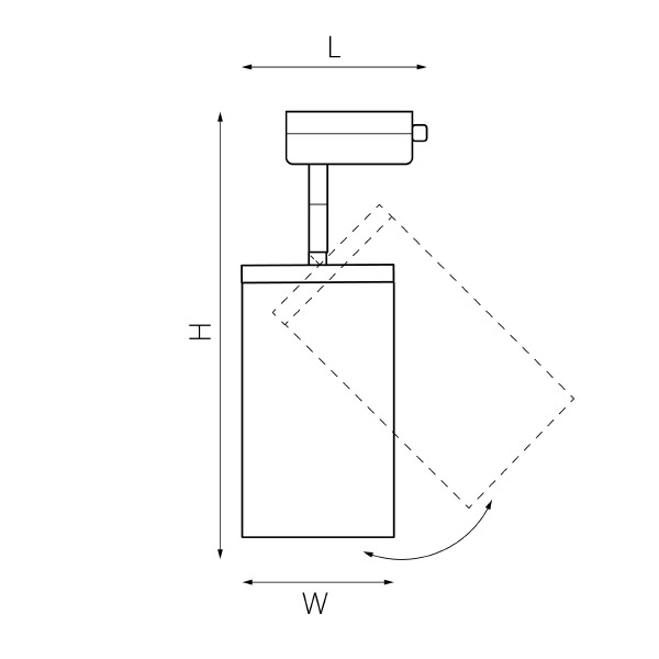 Трековый светильник Lightstar Rullo A1T216586