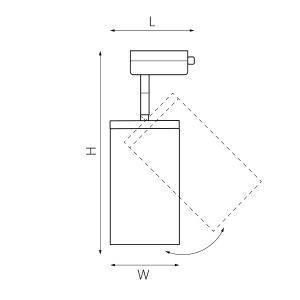 Трековый светильник Lightstar Rullo A1T216586