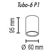 Накладной светильник TopDecor Tubo Tubo6 P1 31