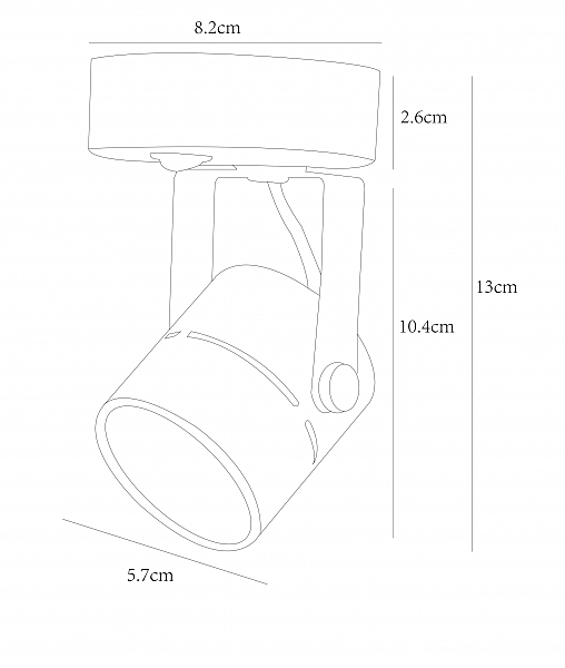 Светильник спот Arte Lamp Mizar A1311AP-1WH