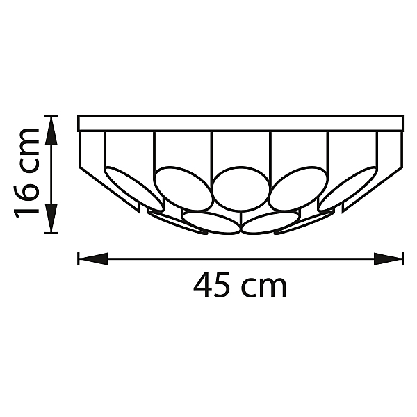 Потолочная люстра Lightstar Siena 720222