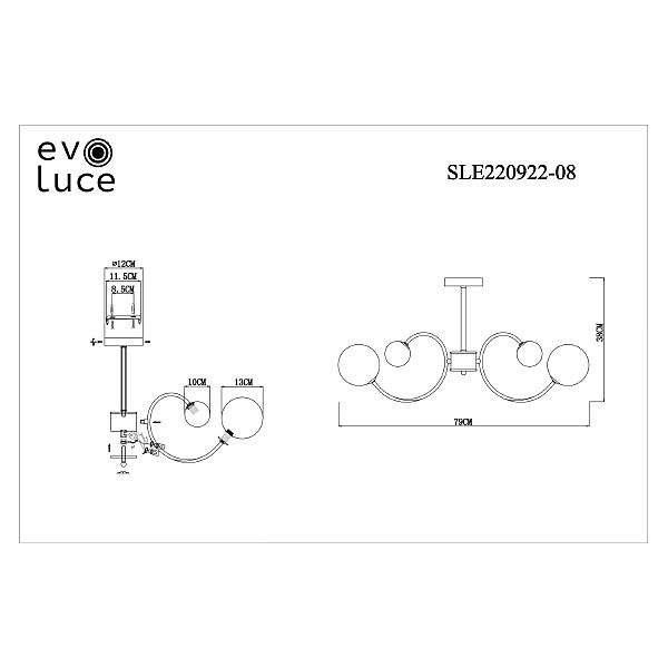 Потолочная люстра Evoluce Formae SLE220922-08