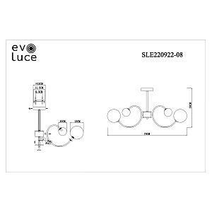 Потолочная люстра Evoluce Formae SLE220922-08