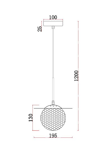 Светильник подвесной F-Promo Roshni 3049-1P