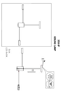 Люстра на штанге F-Promo Atma 3058-8P