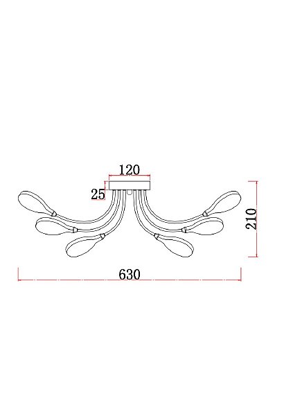 Потолочная люстра F-Promo Skein 4198-20C