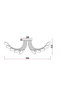 Потолочная люстра F-Promo Skein 4198-28C