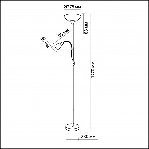 Торшер Odeon Light TREND 2711/F