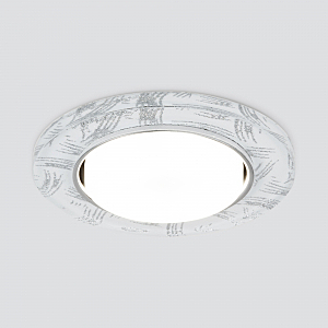 Встраиваемый светильник Elektrostandard 1062 1062 GX53 WH/SL белый/серебро