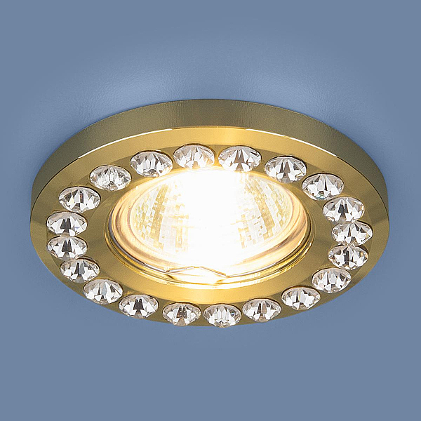 Встраиваемый светильник Elektrostandart Точечный светильник 8331 MR16 GD/CL золото/прозрачный