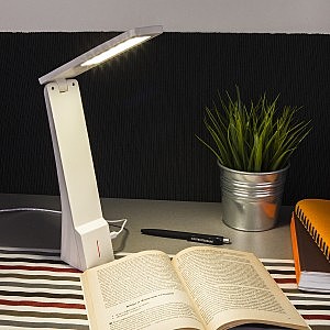 Настольная лампа Eurosvet Desk Desk белый/серебряный (TL90450) 3W