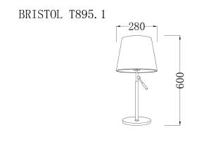 Настольная лампа Lucia Tucci Bristol BRISTOL T895.1