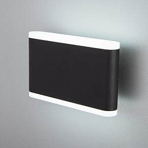 Уличный настенный светильник Elektrostandard Cover 1505 TECHNO LED COVER чёрный