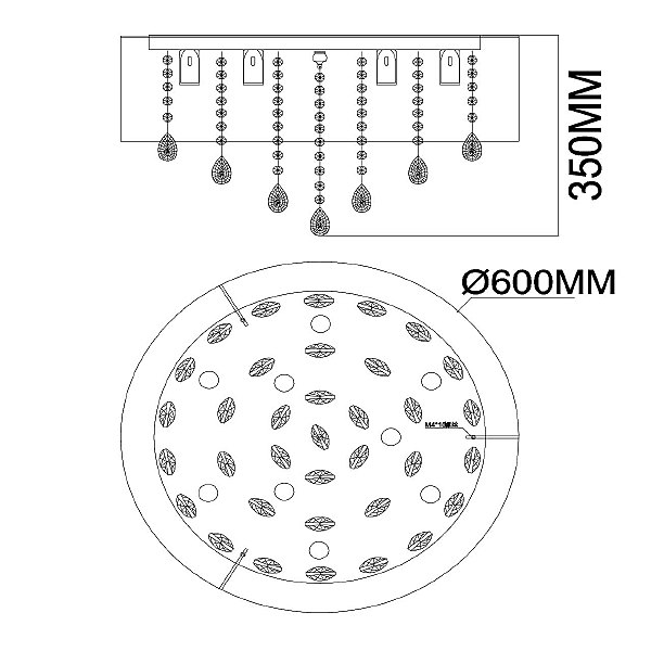 Потолочная люстра MW Light Жаклин 465015709