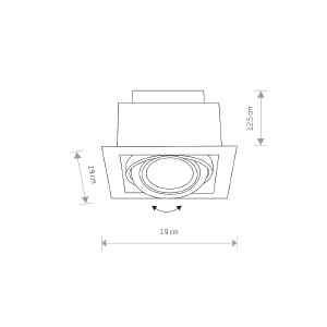 Встраиваемый светильник Nowodvorski Downlight 9575