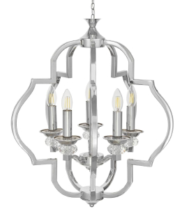 Подвесная люстра Lumina Deco Cesaro LDP 17078-5 CHR