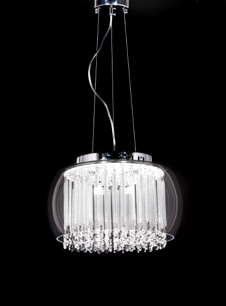 Подвесная хрустальная люстра Gusto Lumina Deco LDP 7019-400 PR