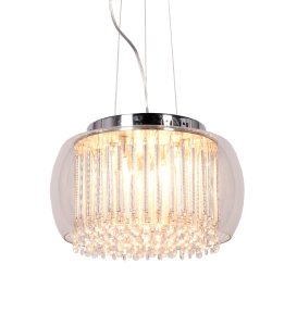 Подвесная хрустальная люстра Gusto Lumina Deco LDP 7019-400 PR