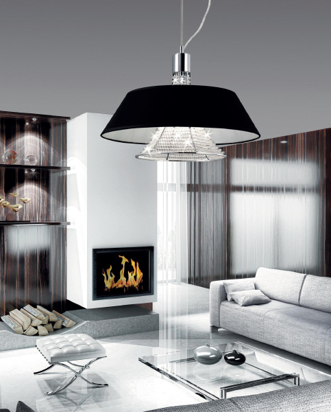 Подвесная люстра Lumina Deco Alvarress LDP 9175-3 BK