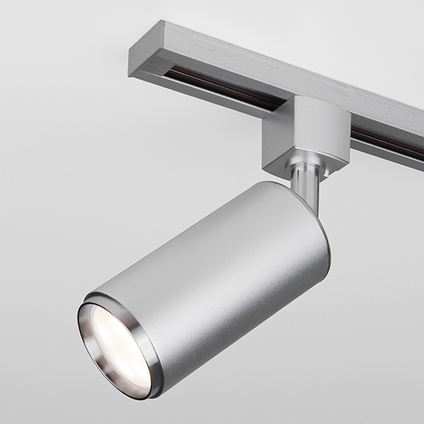 Трековый светильник Elektrostandard Svit Svit GU10 хром матовый (MRL 1013) однофазный