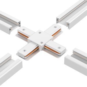 Соединитель X-образный (однофазный) Crystal Lux Clt 0.211 CLT 0.211 09 WH