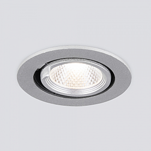 Встраиваемый светильник Elektrostandard 9918 Led 9918 LED 9W 4200K серебро