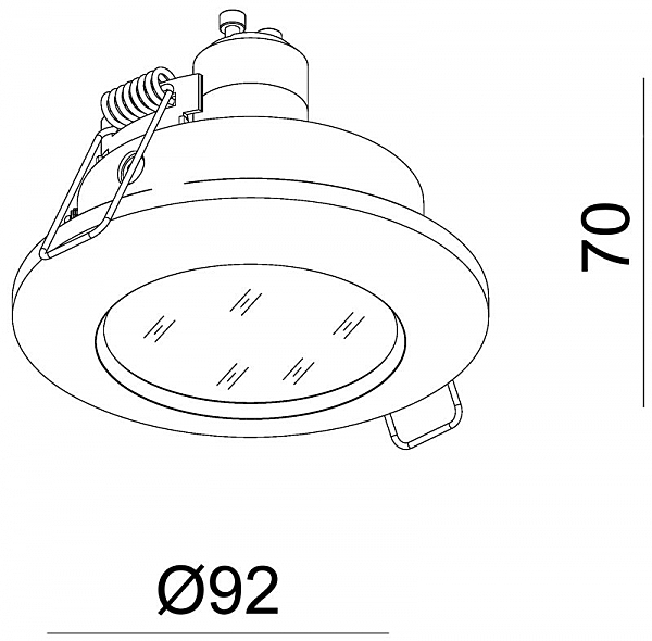 Встраиваемый светильник Deko-Light Built-in 110102