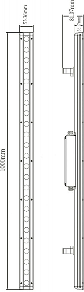 Уличный настенный светильник Deko-Light Wallwasher Caph 732067