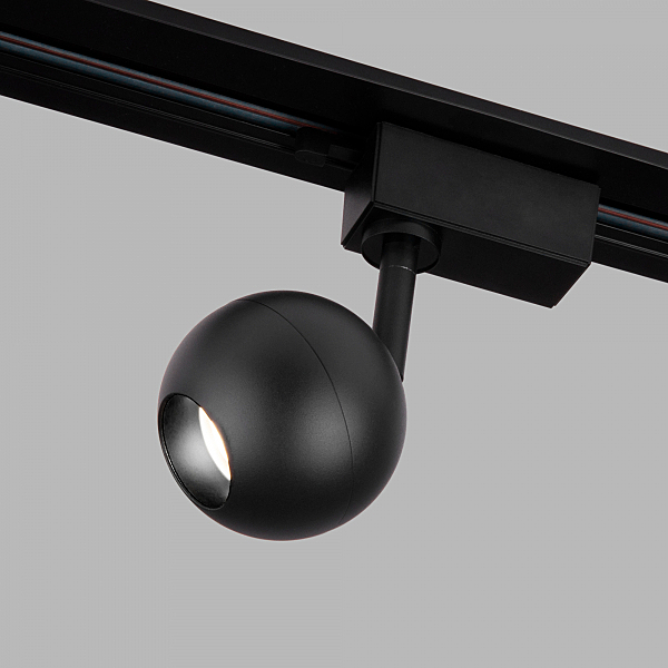 Трековый светильник Elektrostandard Ball Ball Черный 8W 4200K (LTB76) однофазный