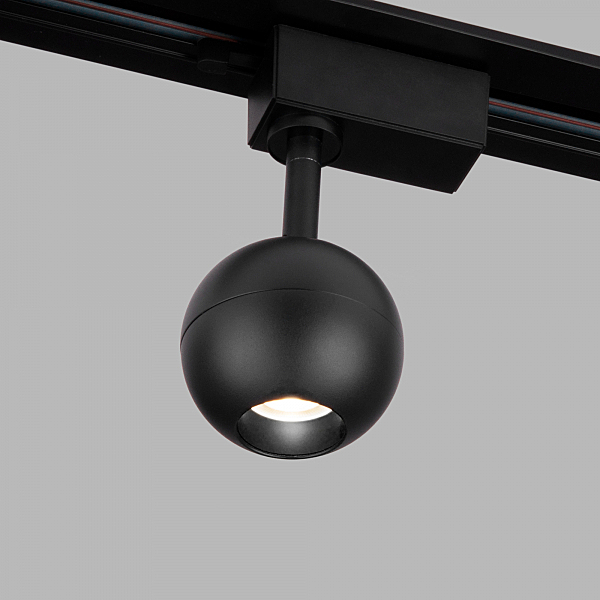 Трековый светильник Elektrostandard Ball Ball Черный 8W 4200K (LTB76) однофазный