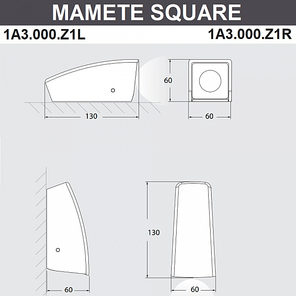 Уличный настенный светильник Fumagalli Mamete 1A3.000.000.LXZ1L