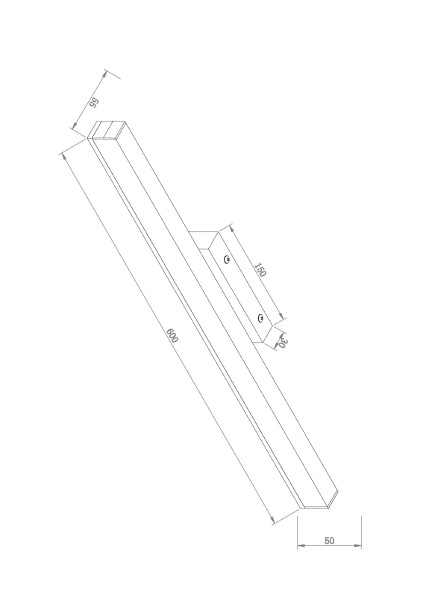 Подсветка зеркал и полок Maytoni Fichte MIR012WL-L14B4K