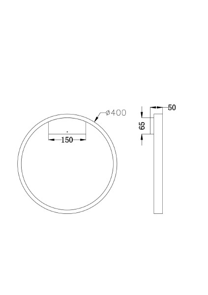 Настенный светильник Maytoni Rim MOD058WL-L25B4K