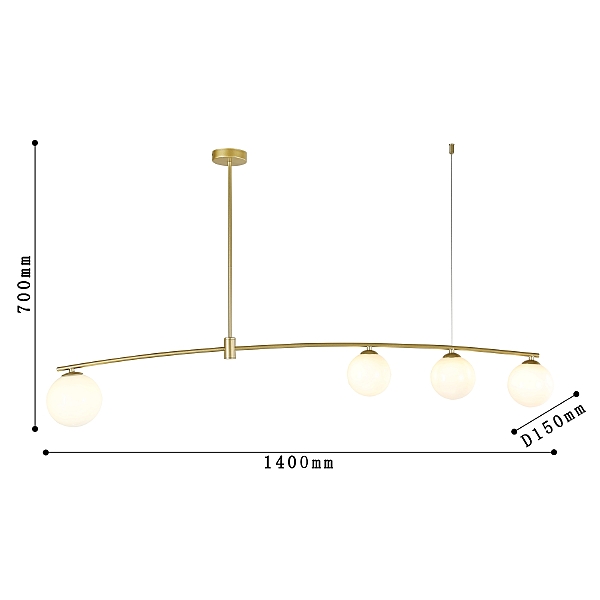 Светильник подвесной Favourite Equilibrium 4039-4P