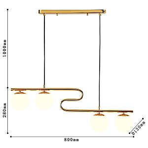 Подвесная люстра F-Promo Collana 4037-4P