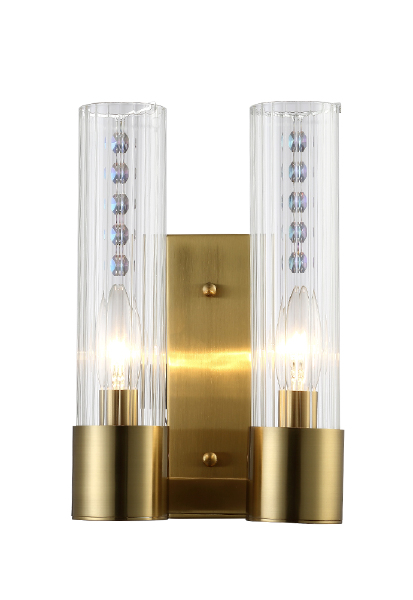 Настенное бра Crystal Lux Otono OTONO AP2 BRASS/TRANSPARENTE