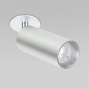 Встраиваемый светильник Elektrostandard Diffe Diffe серебряный 10W 4200K (25052/LED)