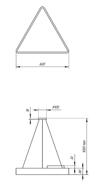 Светильник подвесной ЭРА Delta SPO-151-B-40K-030