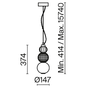 Светильник подвесной Maytoni Collar P069PL-L16G3K