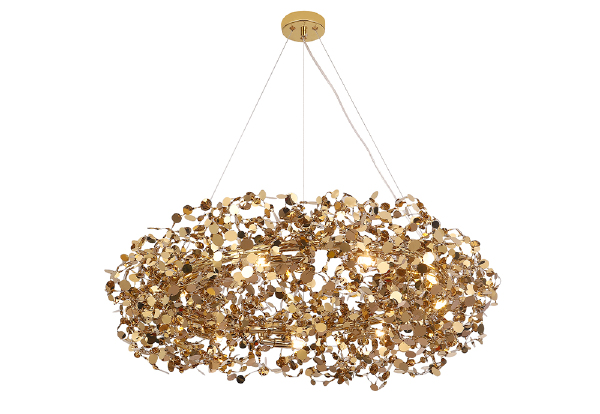 Подвесная люстра Crystal Lux Garden GARDEN SP16 D800 GOLD