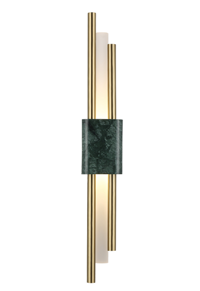 Настенный светильник Crystal Lux Carta CARTA AP6W LED GREEN/BRASS