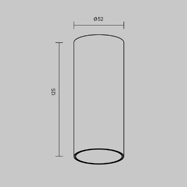 Накладной светильник Maytoni FOCUS LED C056CL-L12B4K-W-B