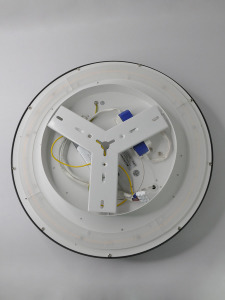 Светильник потолочный Elvan LU-5378-60W+8W-NH/WW-Bk