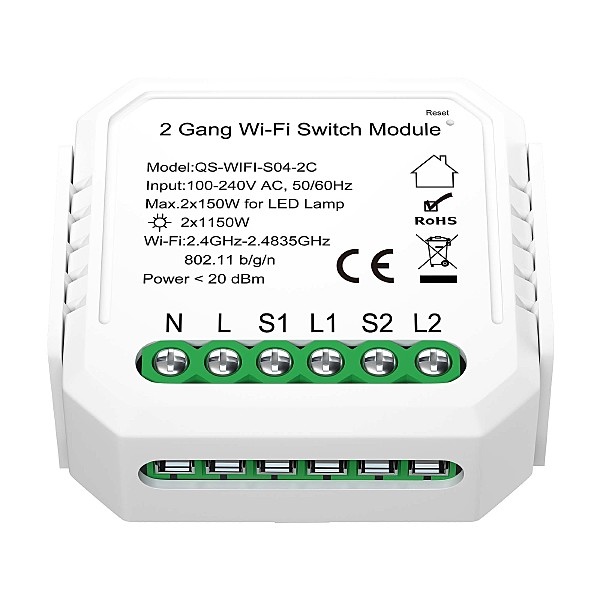 WIFI реле 2 канала ST Luce Around ST9000.500.02C